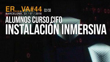 Instalación inmersiva alumnos cifo